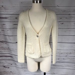 Ann Taylor Cream Cardigan